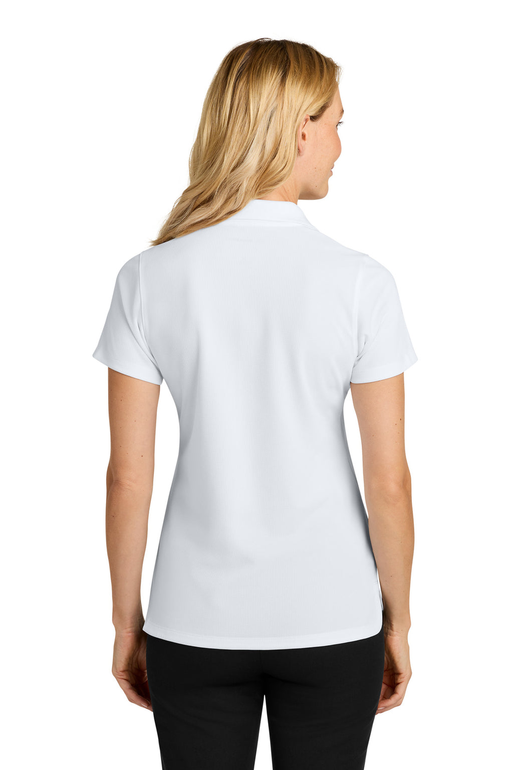 Port Authority Women's Dry Zone Stain-Release Grid Polo LK845 - White - back