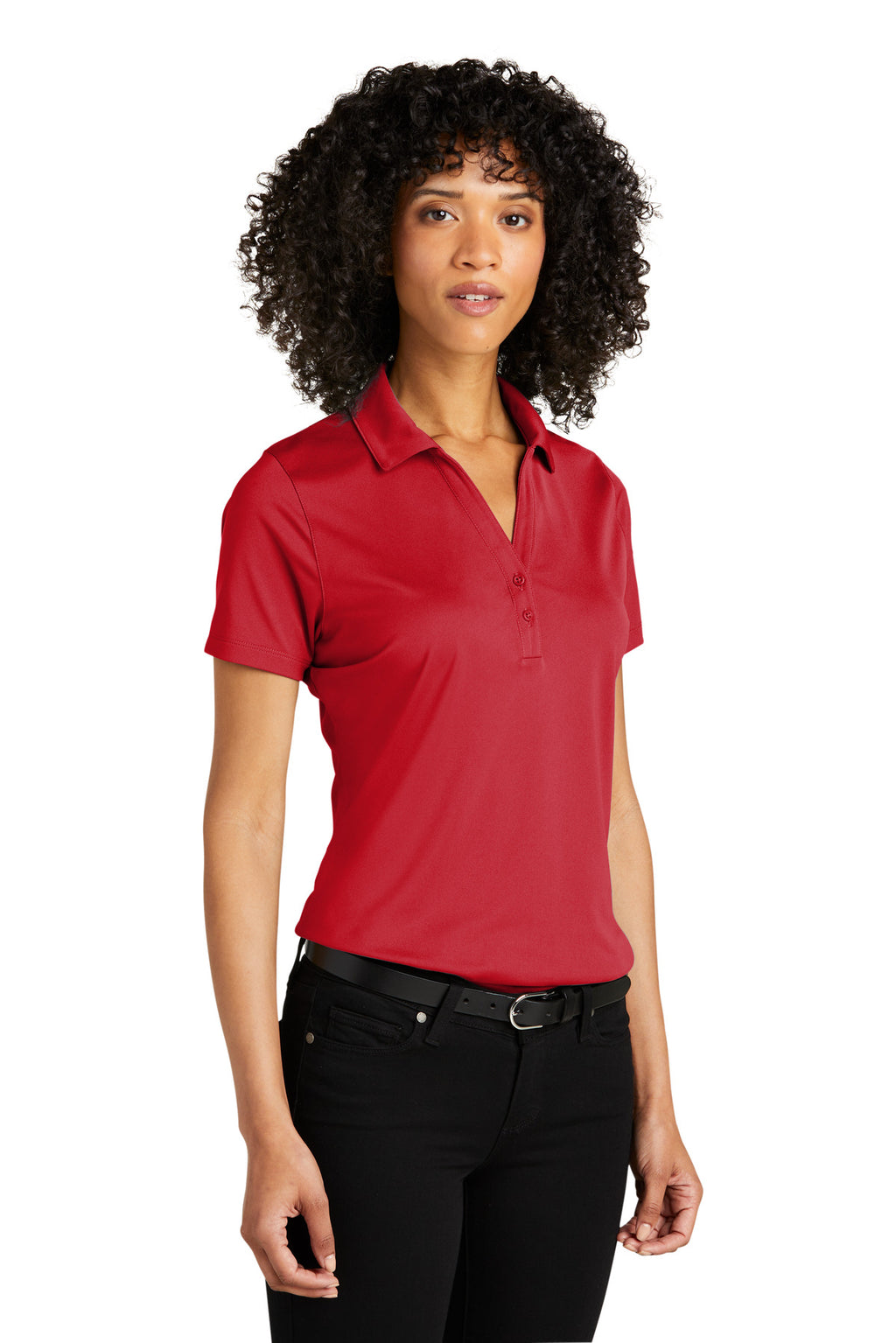 Port Authority Women's C-FREE Performance Polo LK863 - Rich Red - three_q