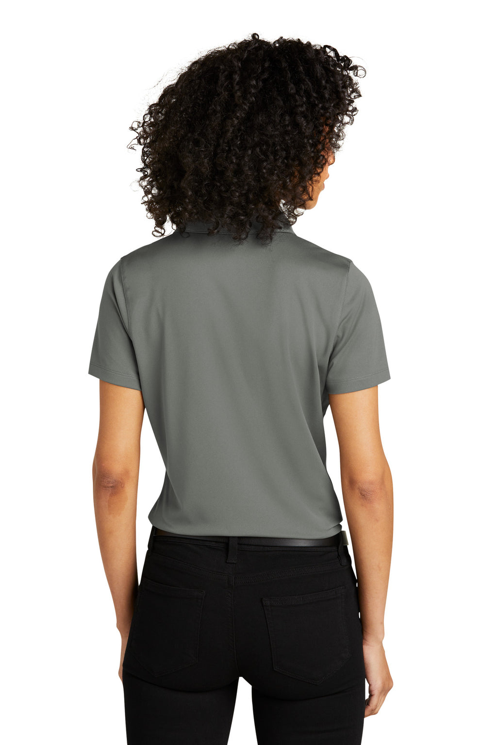 Port Authority Women's C-FREE Performance Polo LK863 - Smoke Grey - back