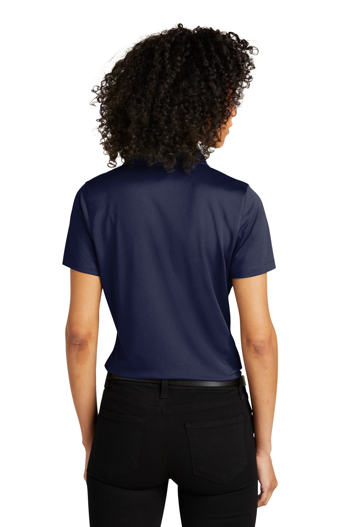 Port Authority Women's C-FREE Performance Polo LK863 - True Navy - back