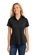 Port Authority Women's C-FREE Snag-Proof Polo LK864 - Deep Black - front