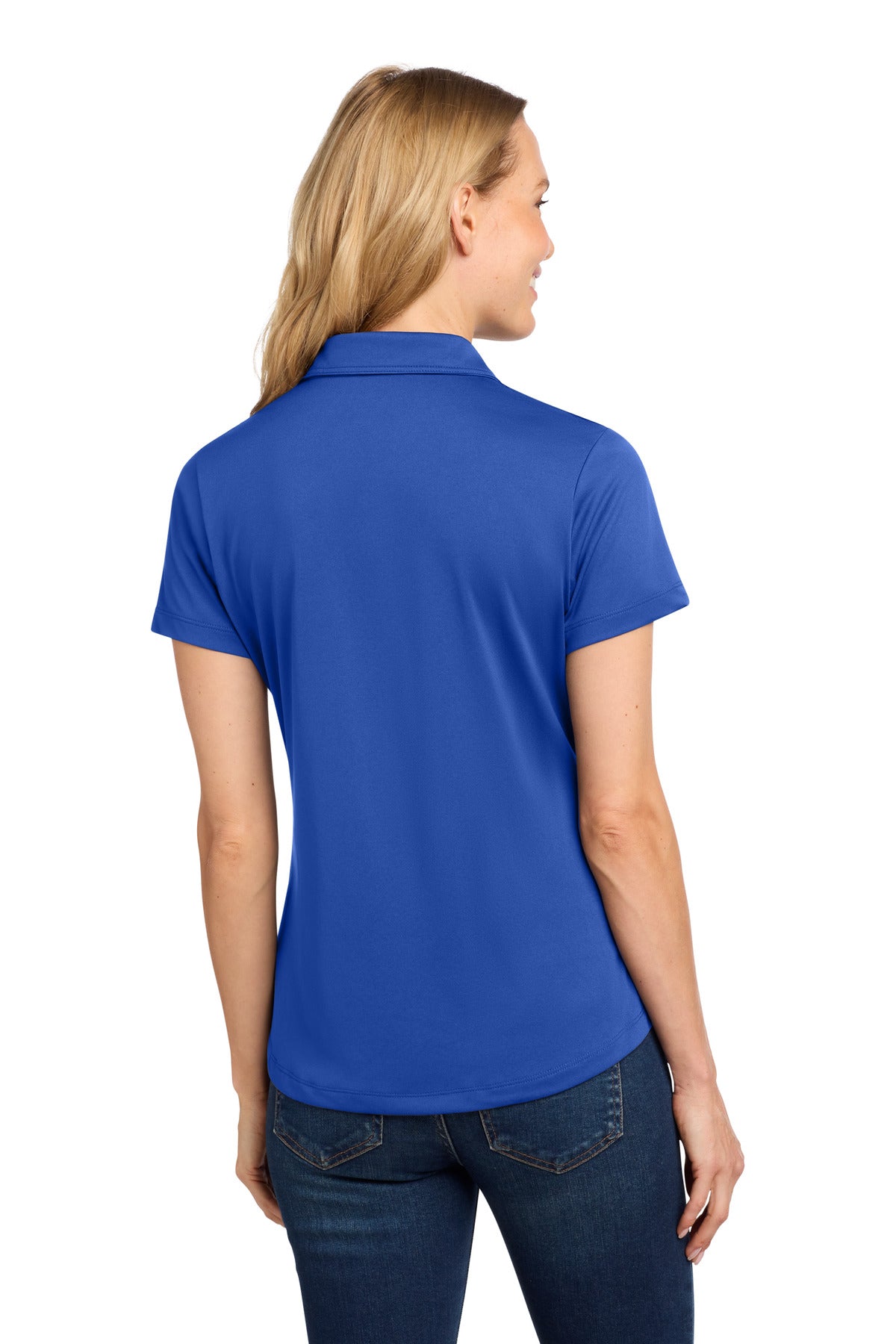 Port Authority Women's C-FREE Snag-Proof Polo LK864 - True Royal - back