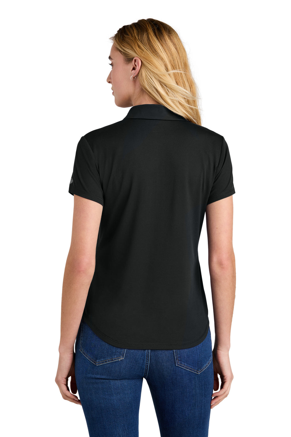 New Era Women's Power Polo LNEA225 - Black - back