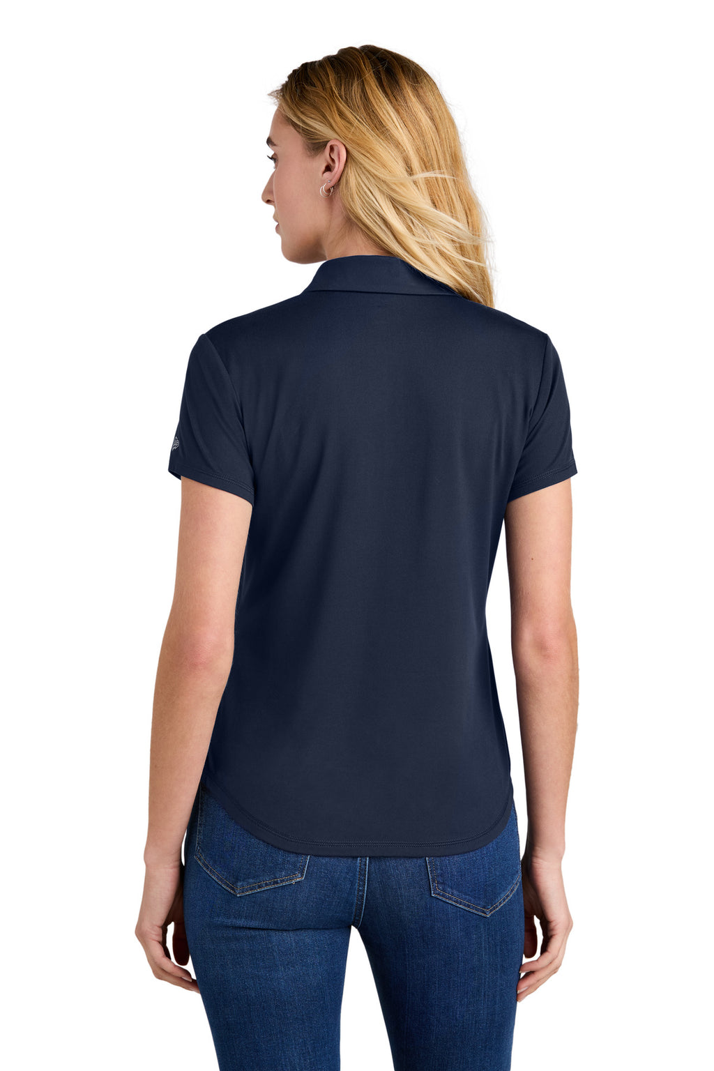 New Era Women's Power Polo LNEA225 - True Navy - back