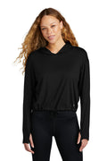New Era Women's Power Long Sleeve Hoodie LNEA229 - Black - front