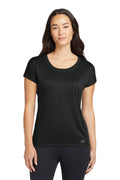 OGIO Women's Pulse Dolman Tee LOE324 - Blacktop - front