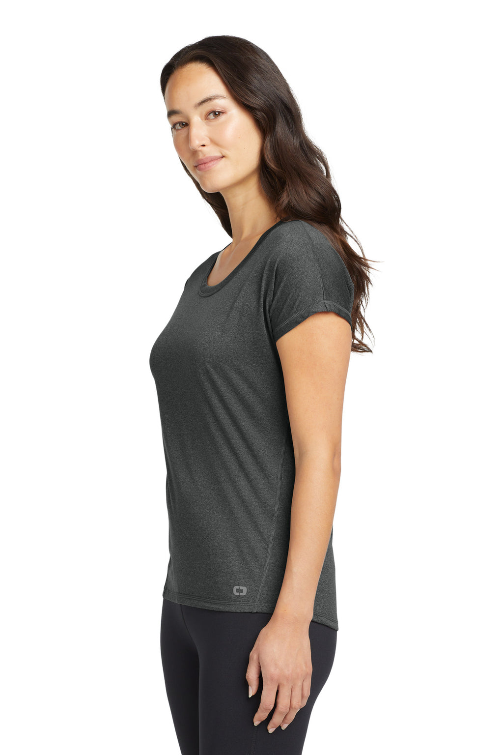OGIO Women's Pulse Dolman Tee LOE324 - Gear Grey - side