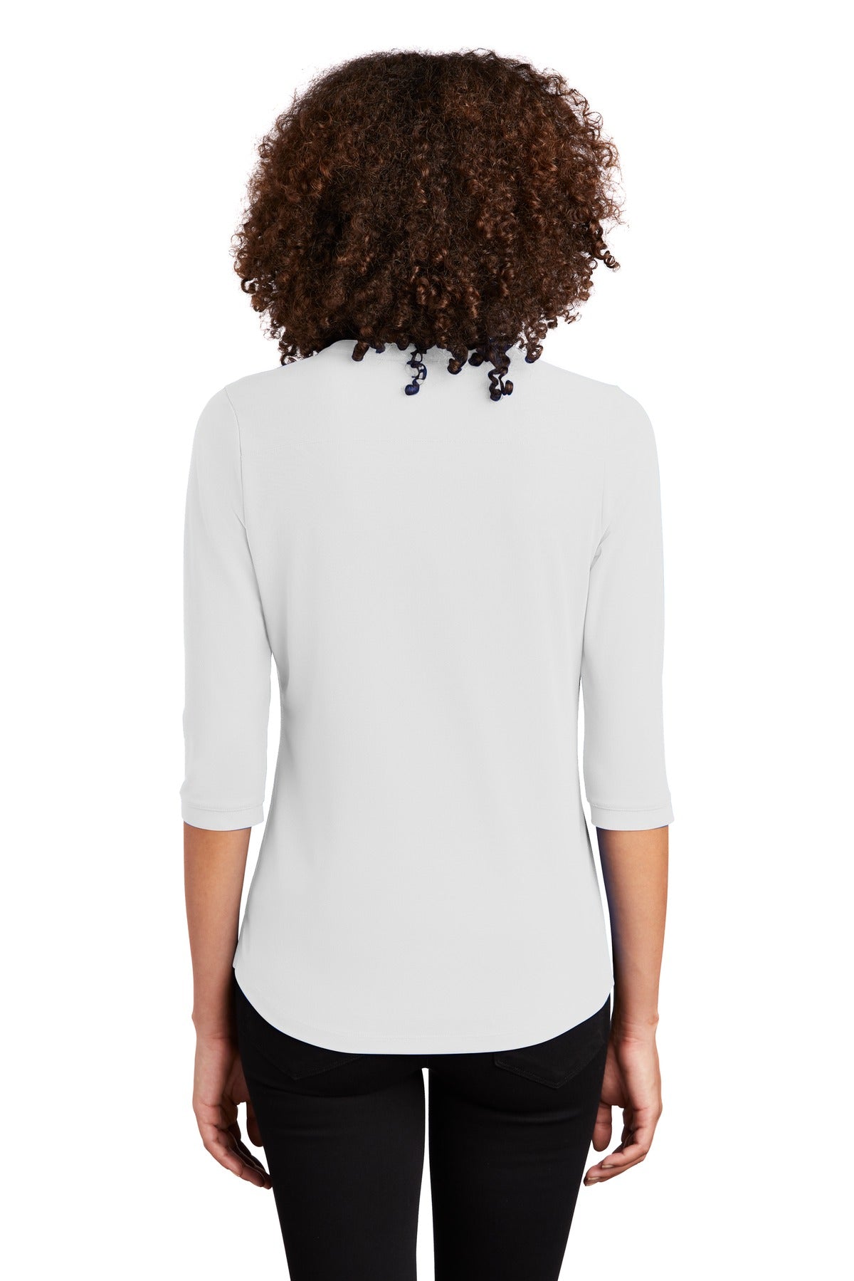 OGIO Women's Jewel Henley LOG104 - Bright White - back