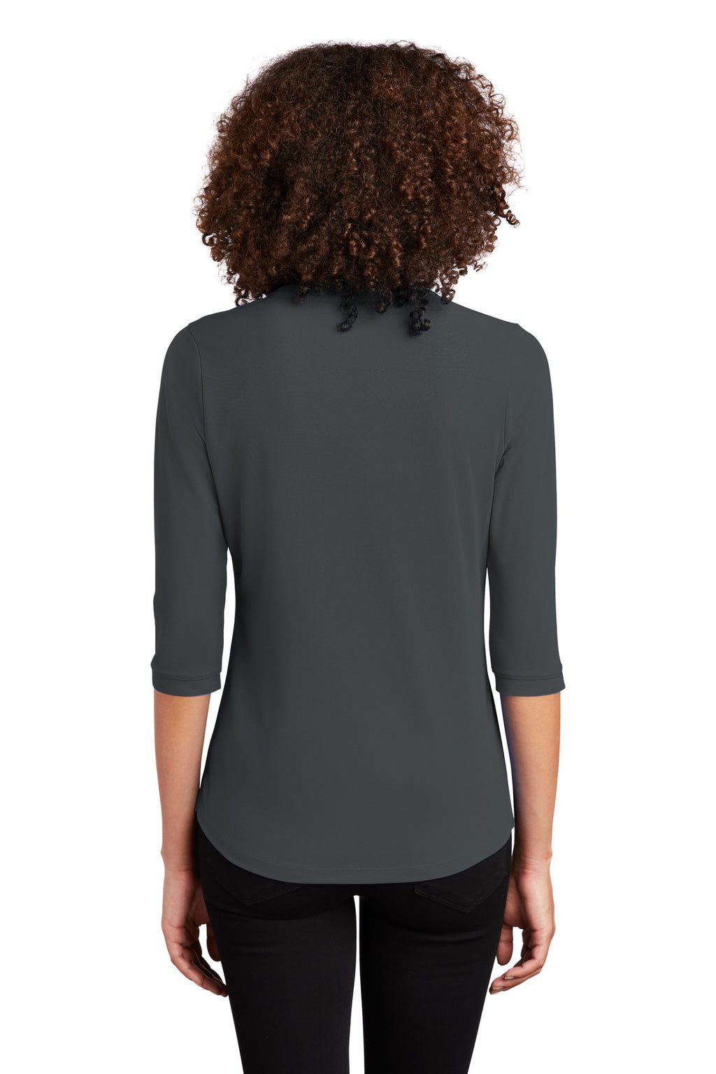 OGIO Women's Jewel Henley LOG104 - Diesel Grey - back