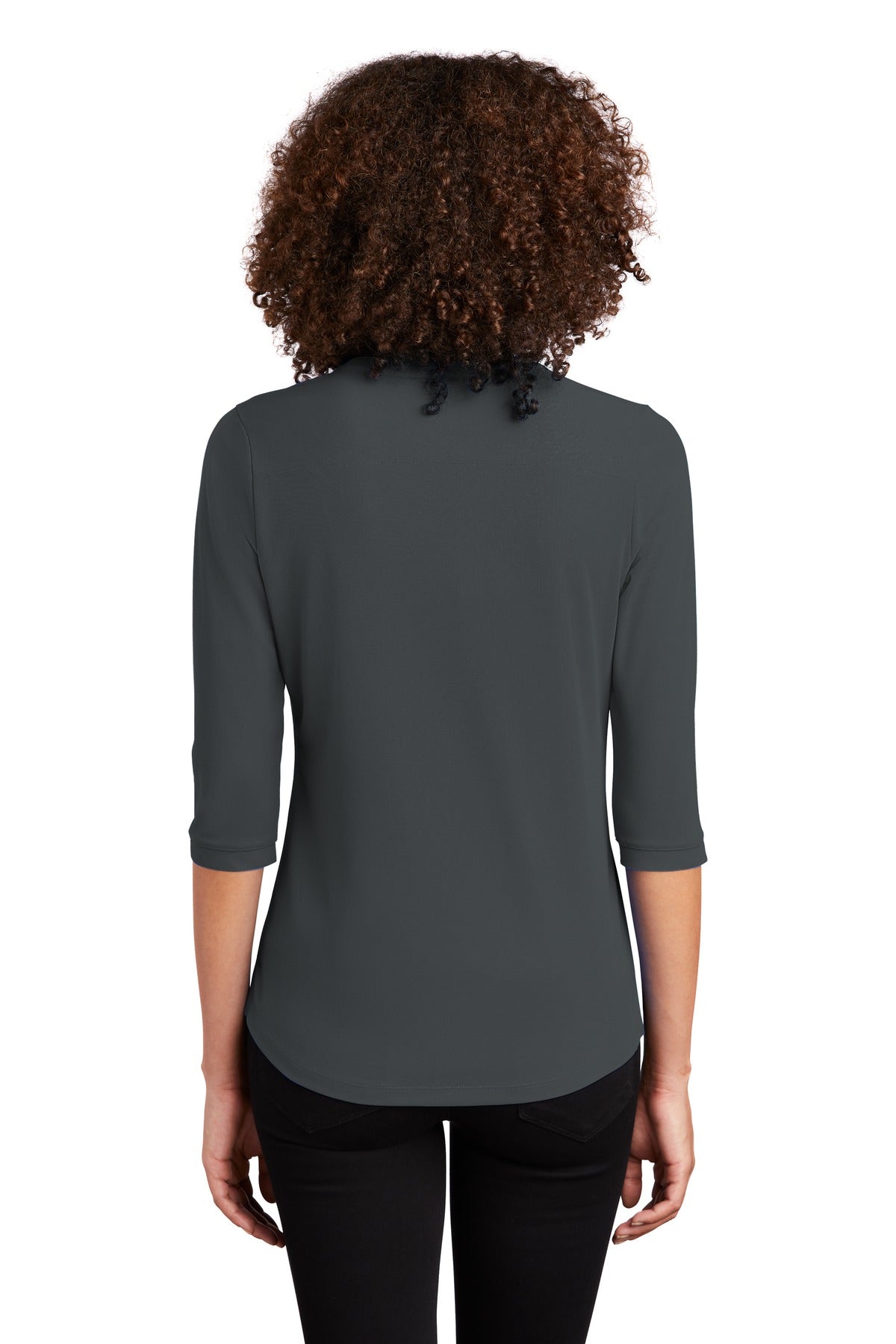 OGIO Women's Jewel Henley LOG104 - Diesel Grey - back