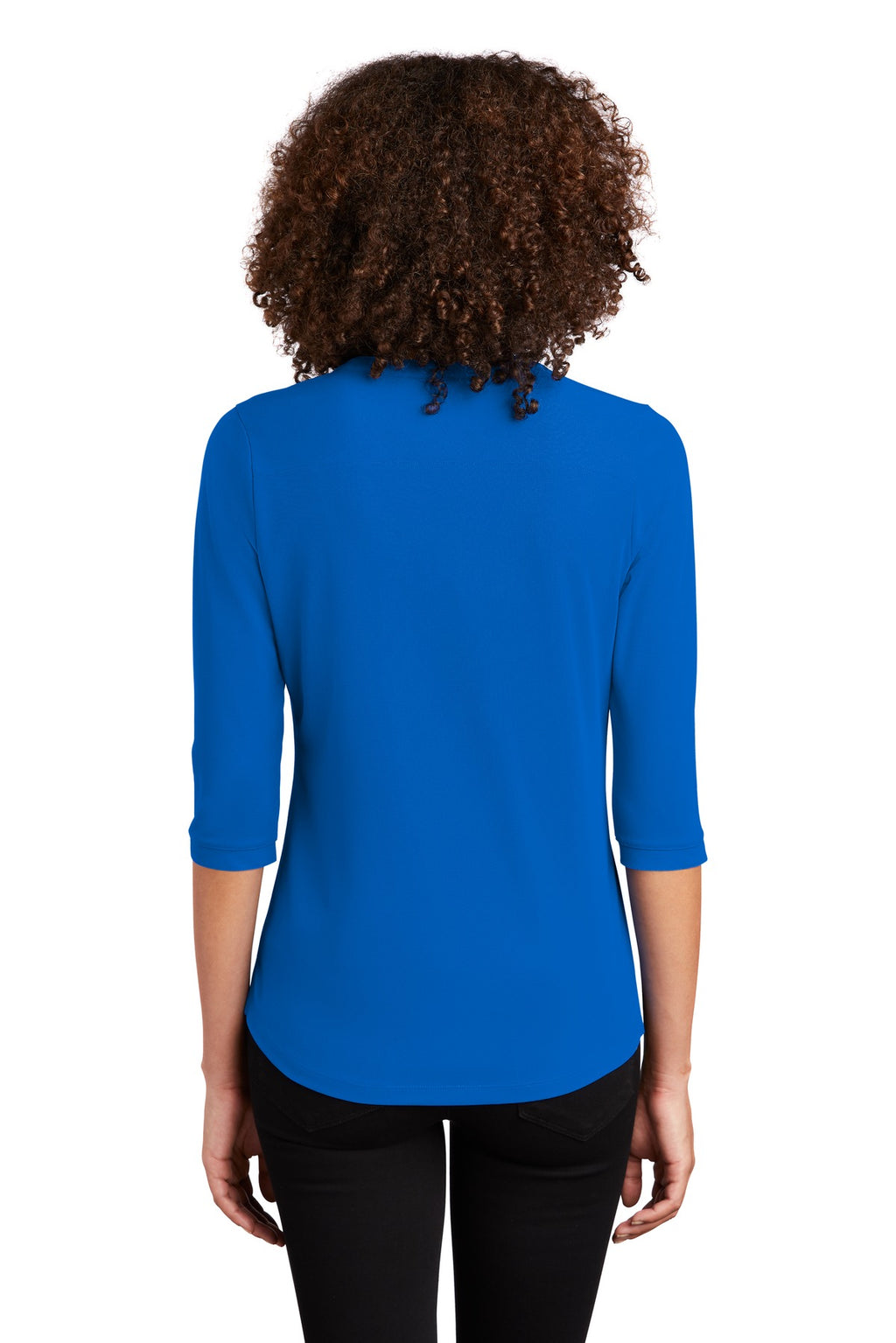 OGIO Women's Jewel Henley LOG104 - Electric Blue - back