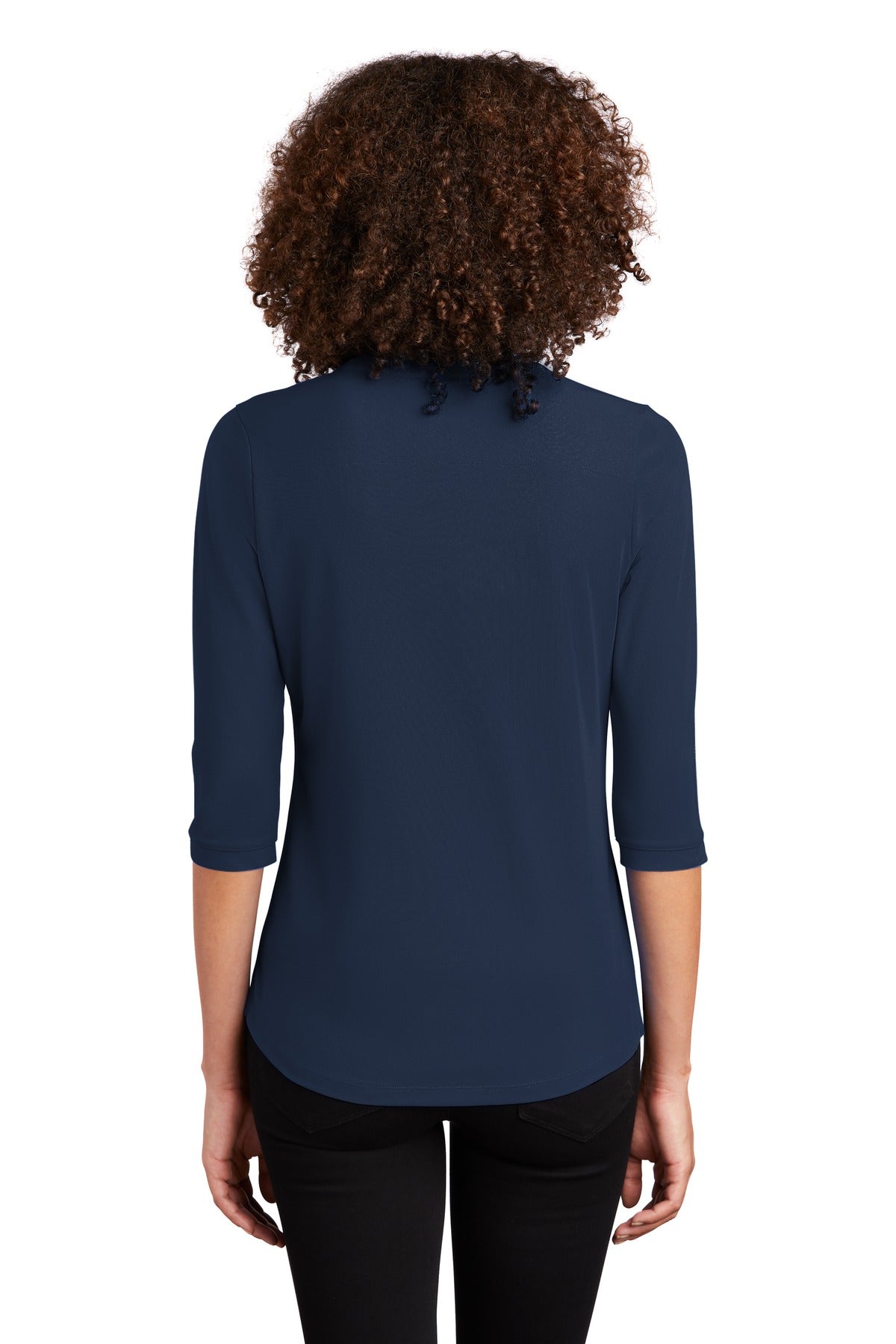 OGIO Women's Jewel Henley LOG104 - Navy - back