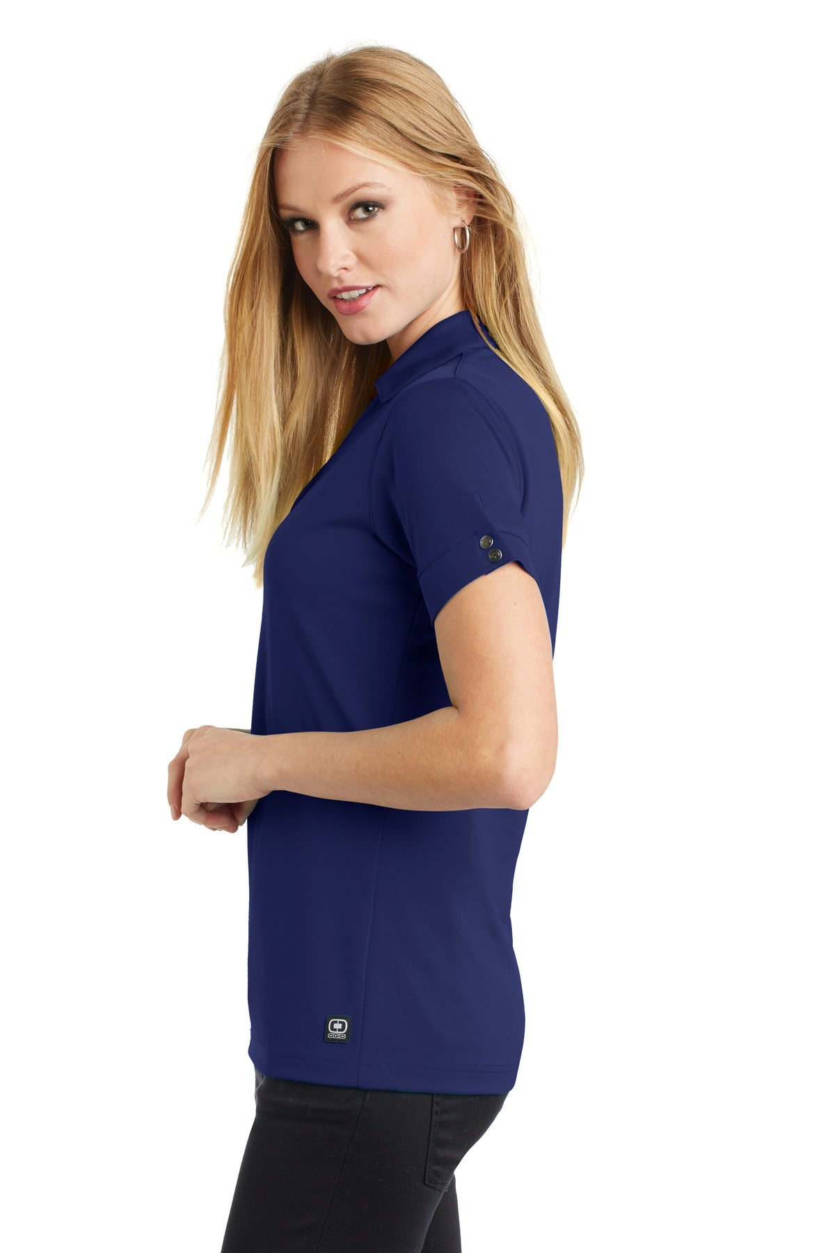 OGIO - Glam Polo. LOG105 - Blueprint - side