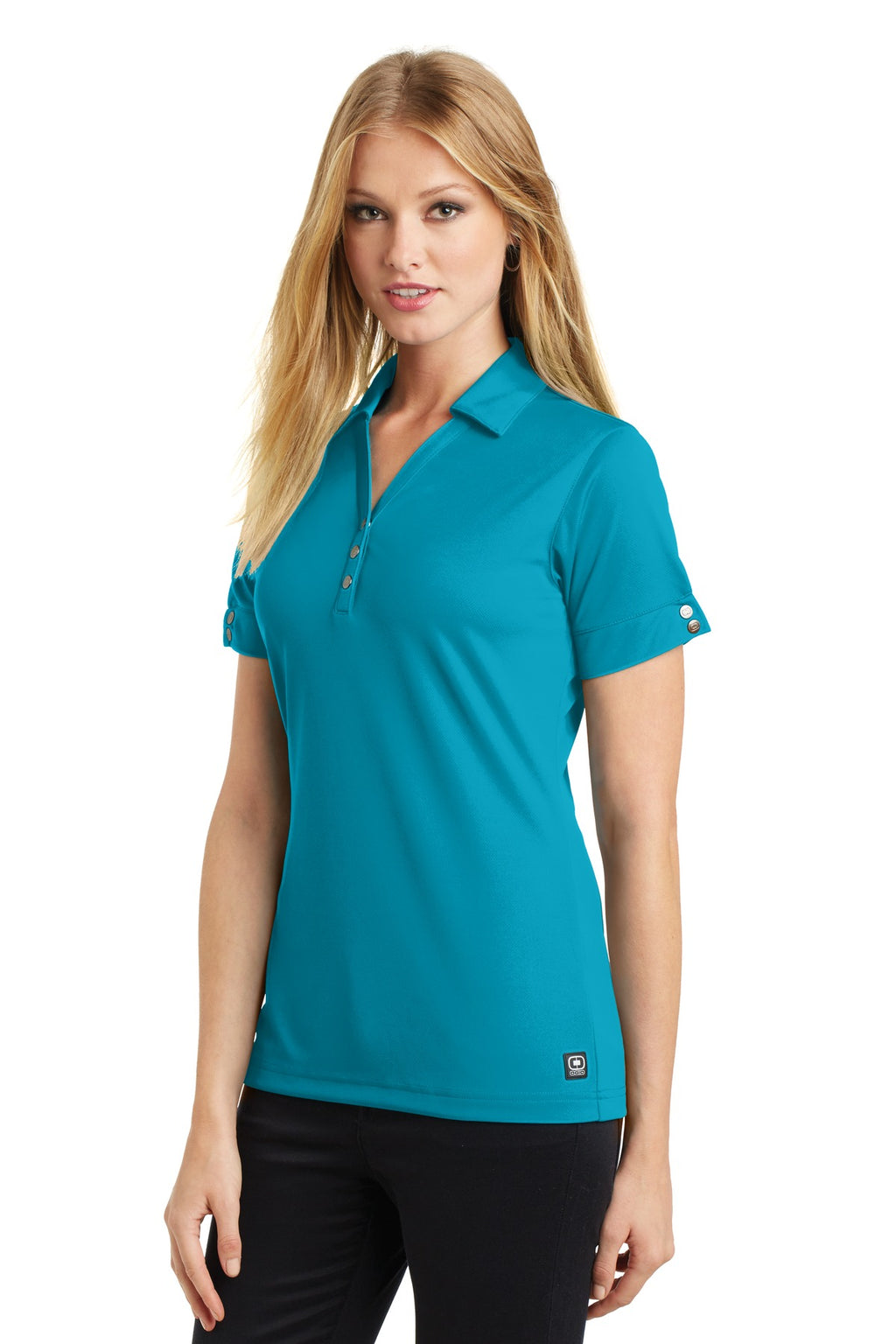 OGIO - Glam Polo. LOG105 - Voltage Blue - three_q