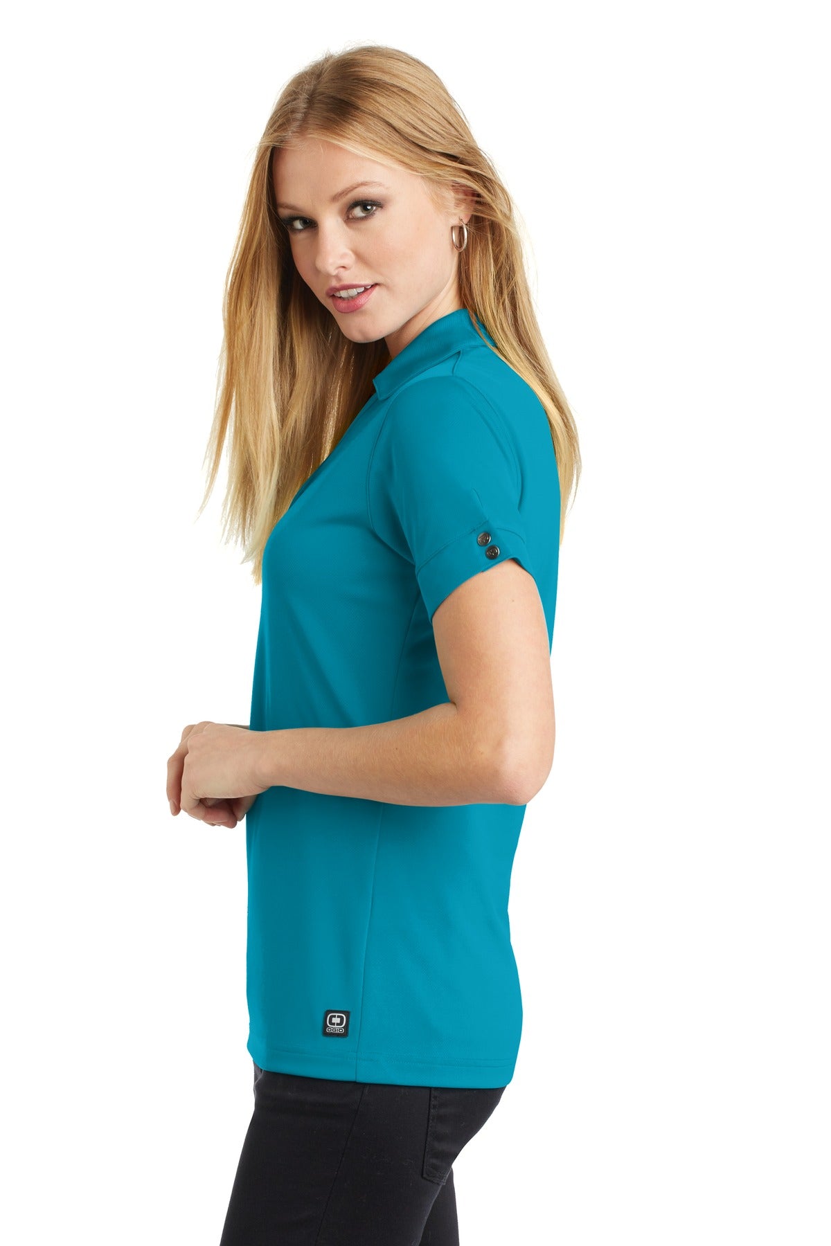 OGIO - Glam Polo. LOG105 - Voltage Blue - side