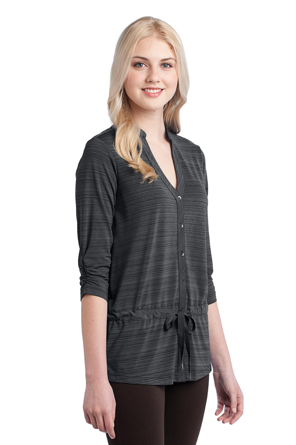 DISCONTINUED OGIO Elixir Tunic. LOG118 - Blacktop - three_q