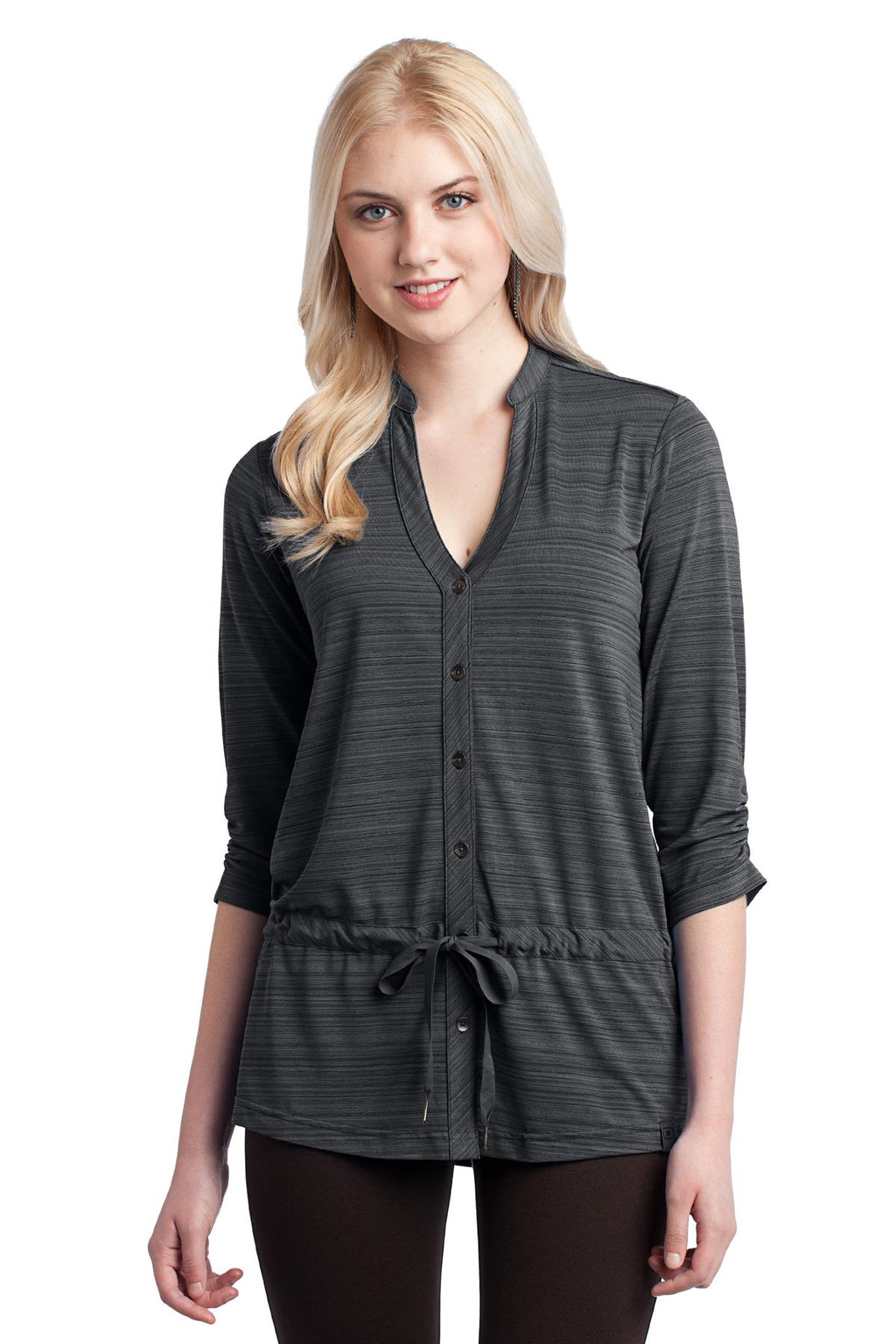 DISCONTINUED OGIO Elixir Tunic. LOG118 - Blacktop - front