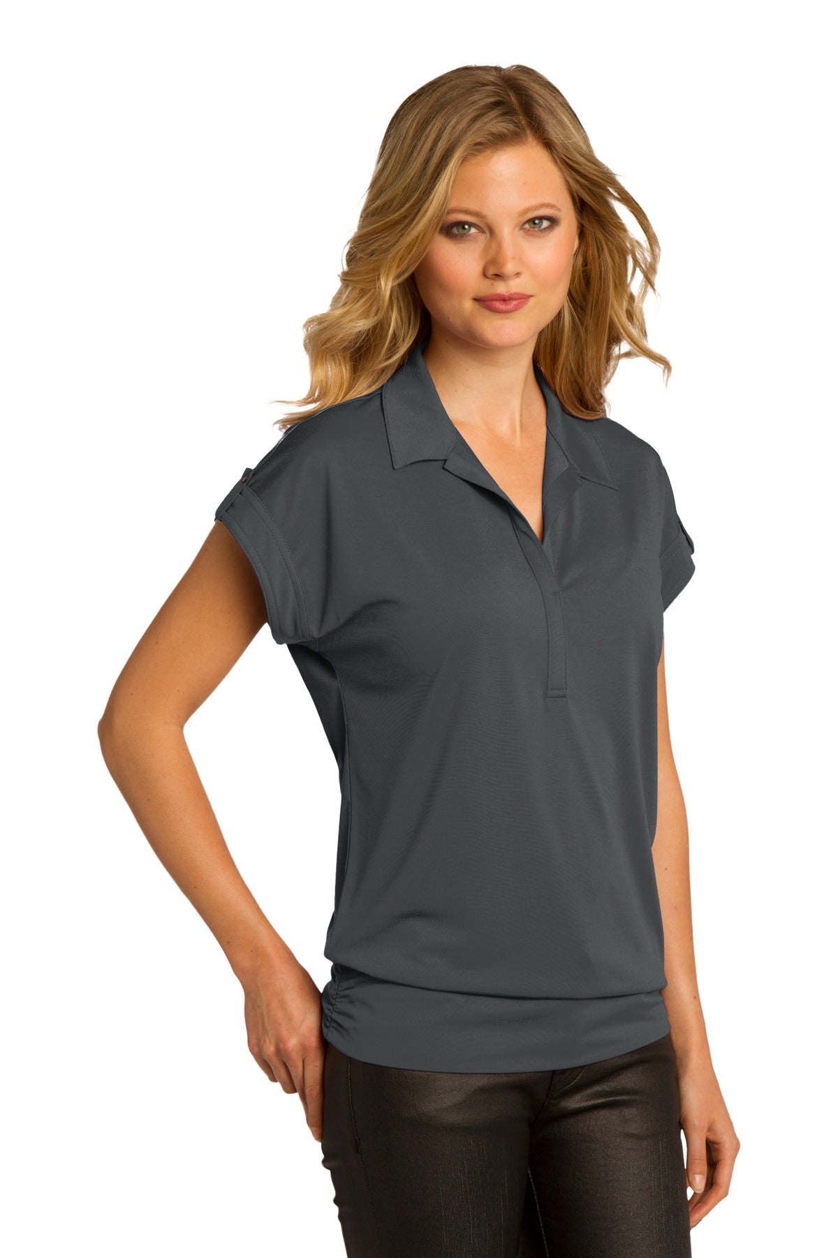 DISCONTINUED OGIO Ladies Leveler. LOG119 - Diesel Grey - three_q