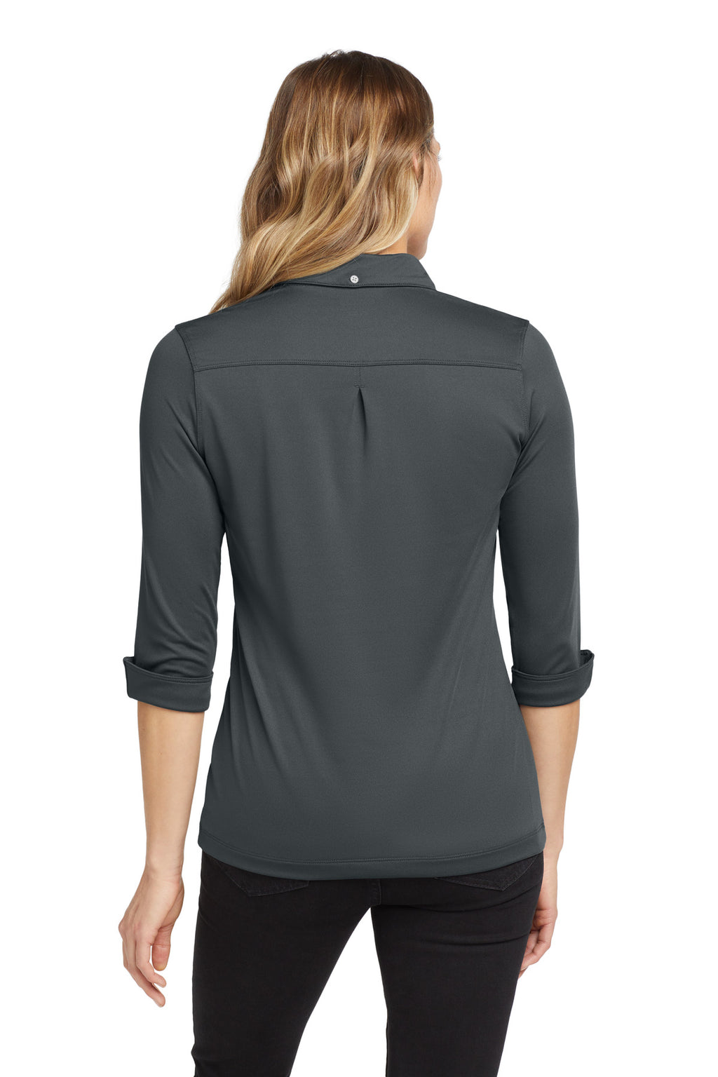 OGIO Women's Gauge Polo. LOG122 - Diesel Grey - back