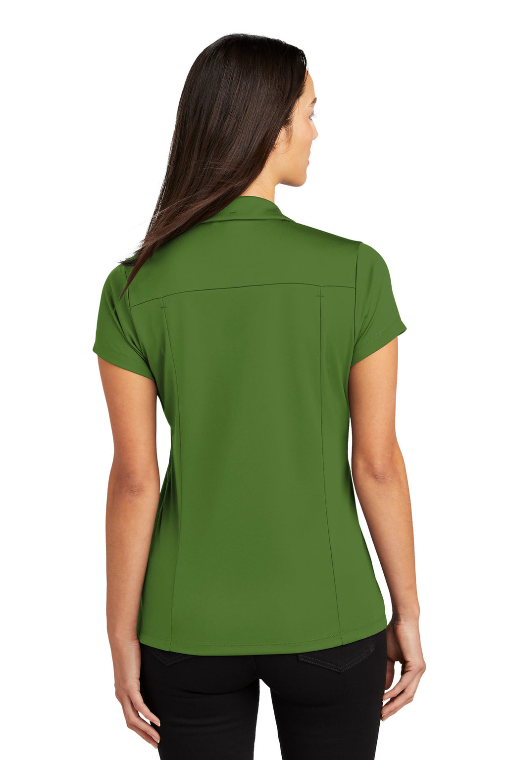 OGIO Women's Framework Polo. LOG125 - Gridiron Green - back