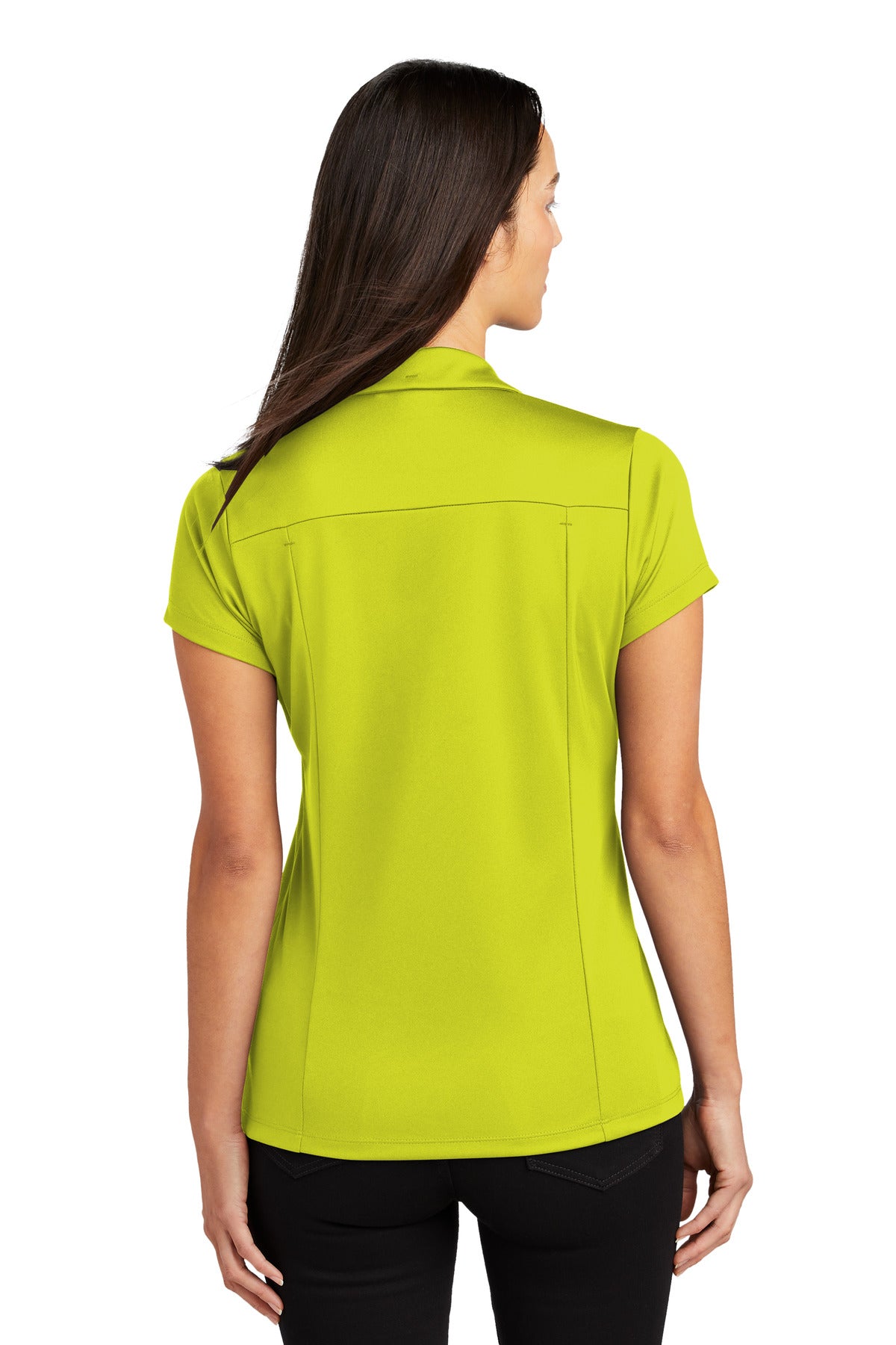 OGIO Women's Framework Polo. LOG125 - Nitro Yellow - back