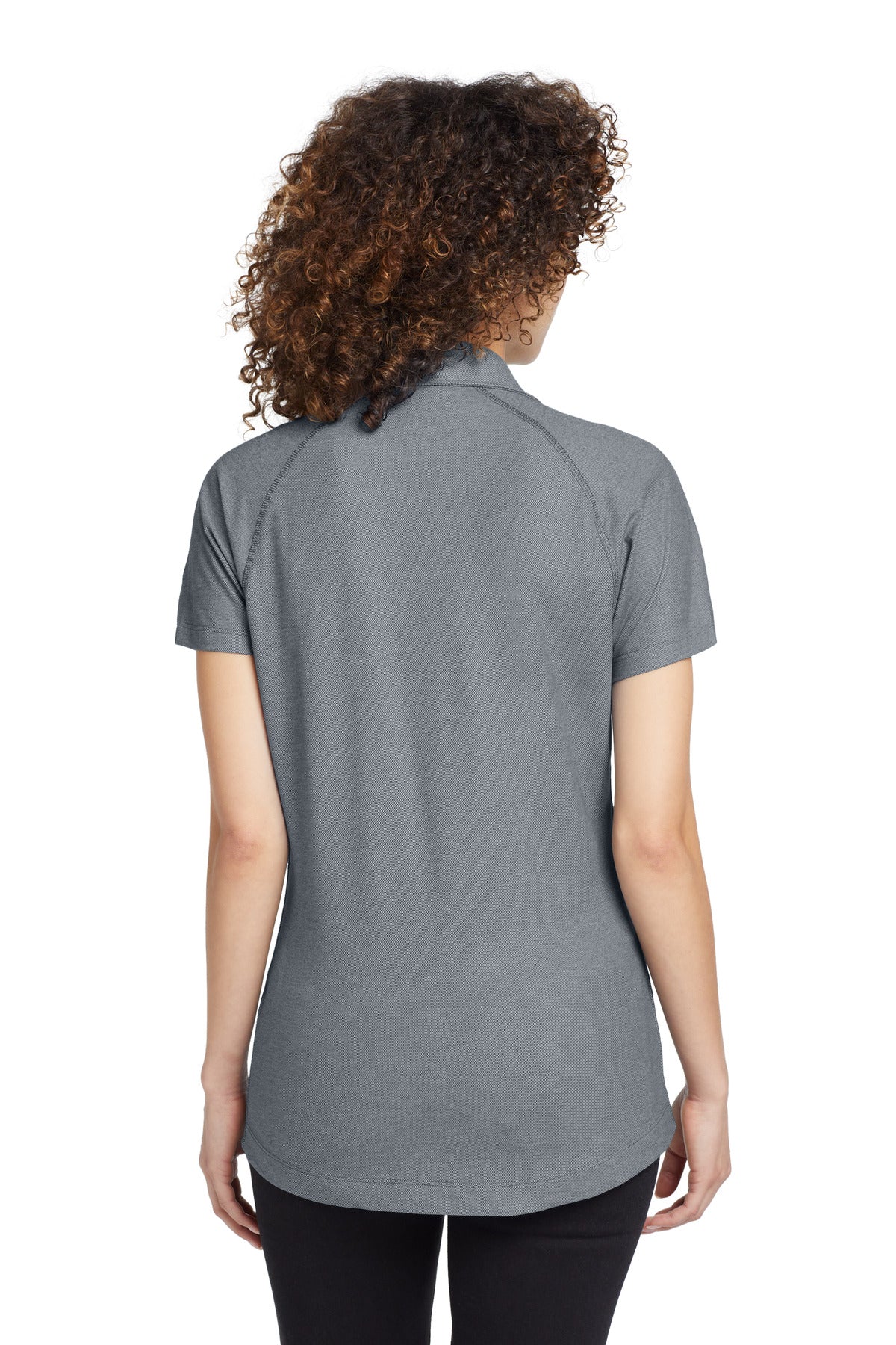 OGIO Women's Onyx Polo. LOG126 - Petrol Grey - back