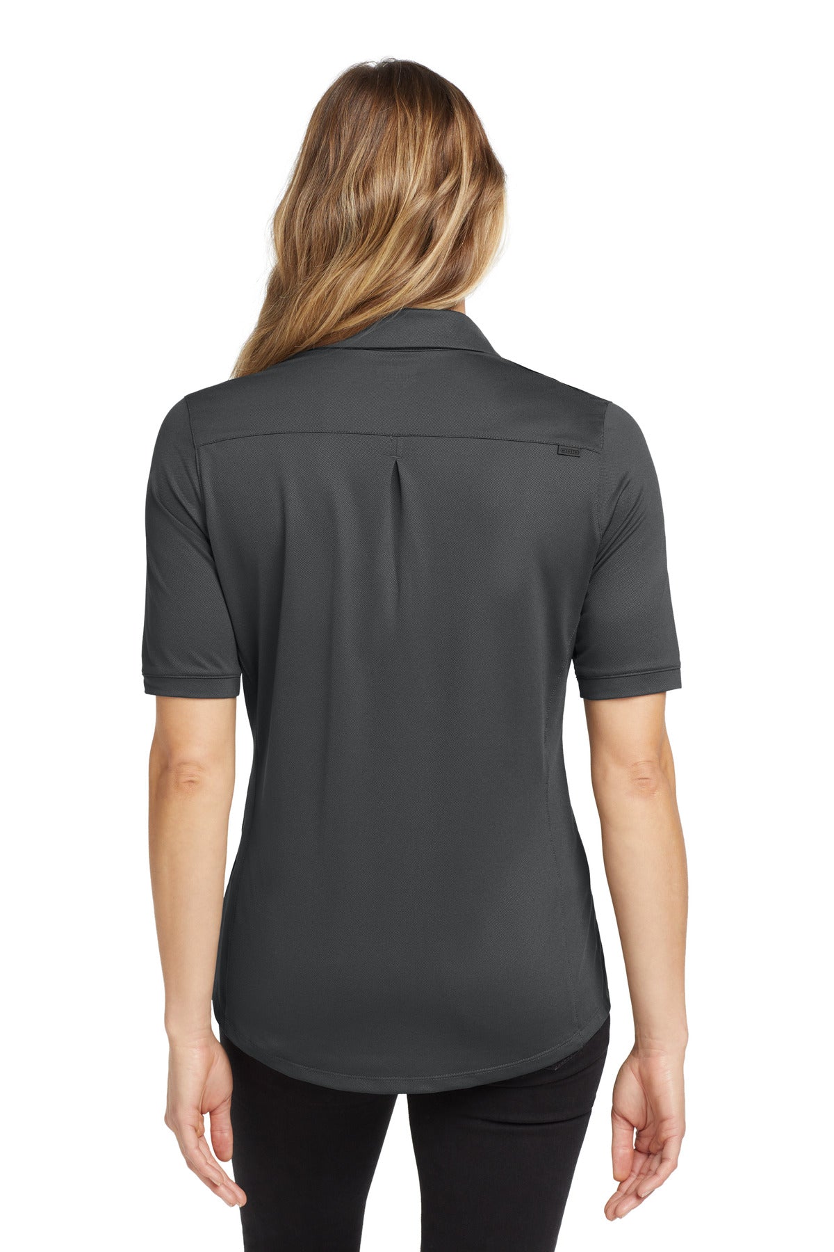 OGIO Women's Metro Polo. LOG130 - Diesel Grey - back