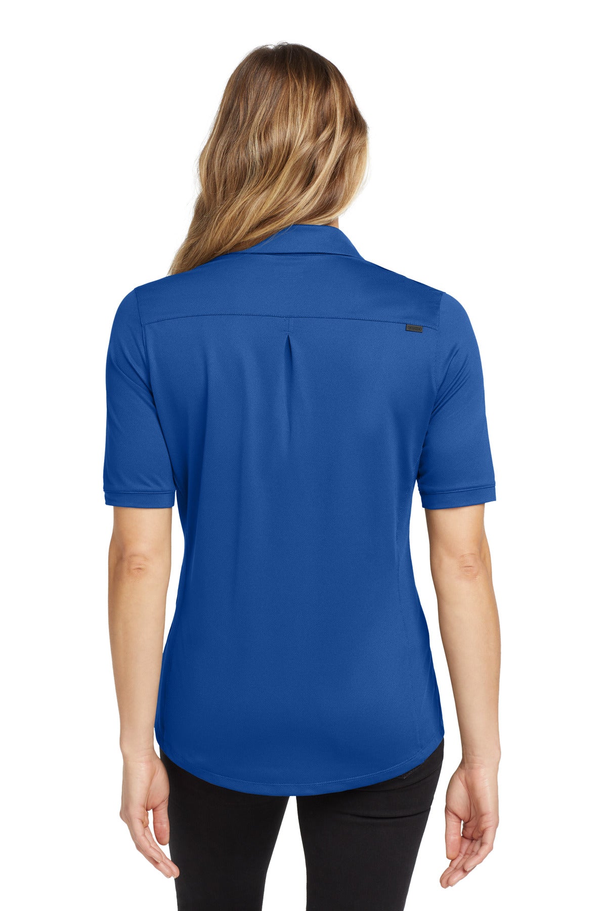 OGIO Women's Metro Polo. LOG130 - Enzyme Blue - back