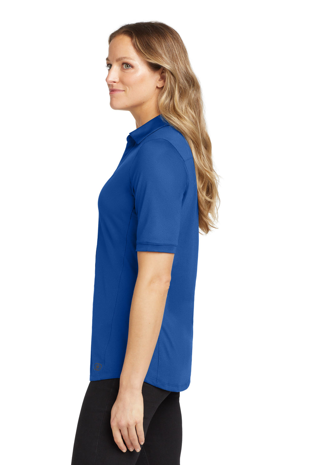 OGIO Women's Metro Polo. LOG130 - Enzyme Blue - side