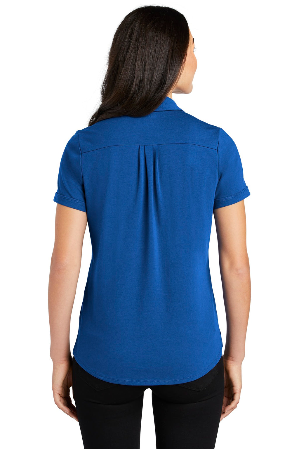 OGIO Women's Limit Polo. LOG138 - Force Blue - back