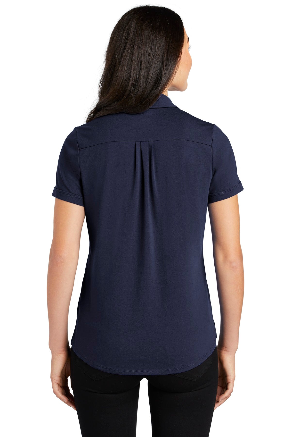 OGIO Women's Limit Polo. LOG138 - Navy - back