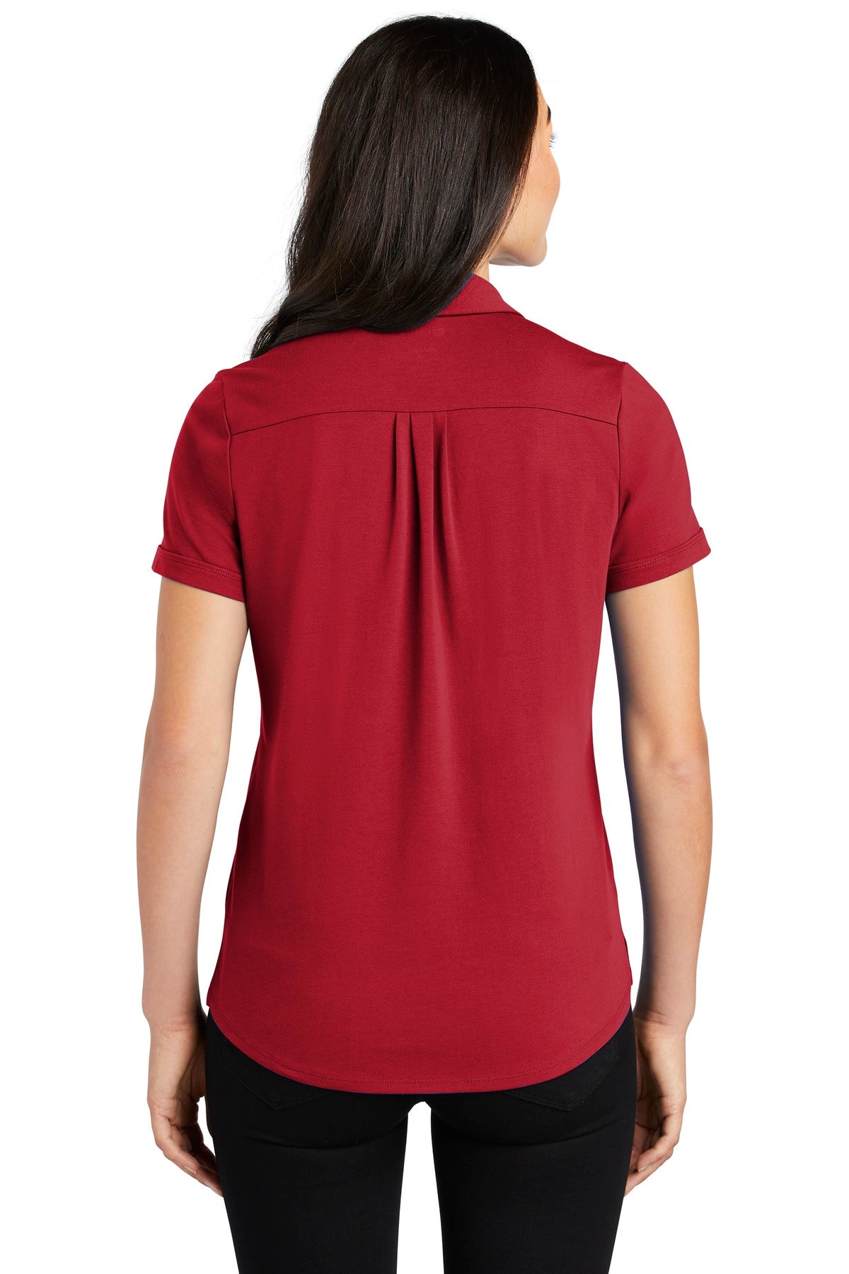 OGIO Women's Limit Polo. LOG138 - Signal Red - back