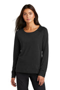 OGIO Women's Command Long Sleeve Scoop Neck LOG150 - Blacktop - front