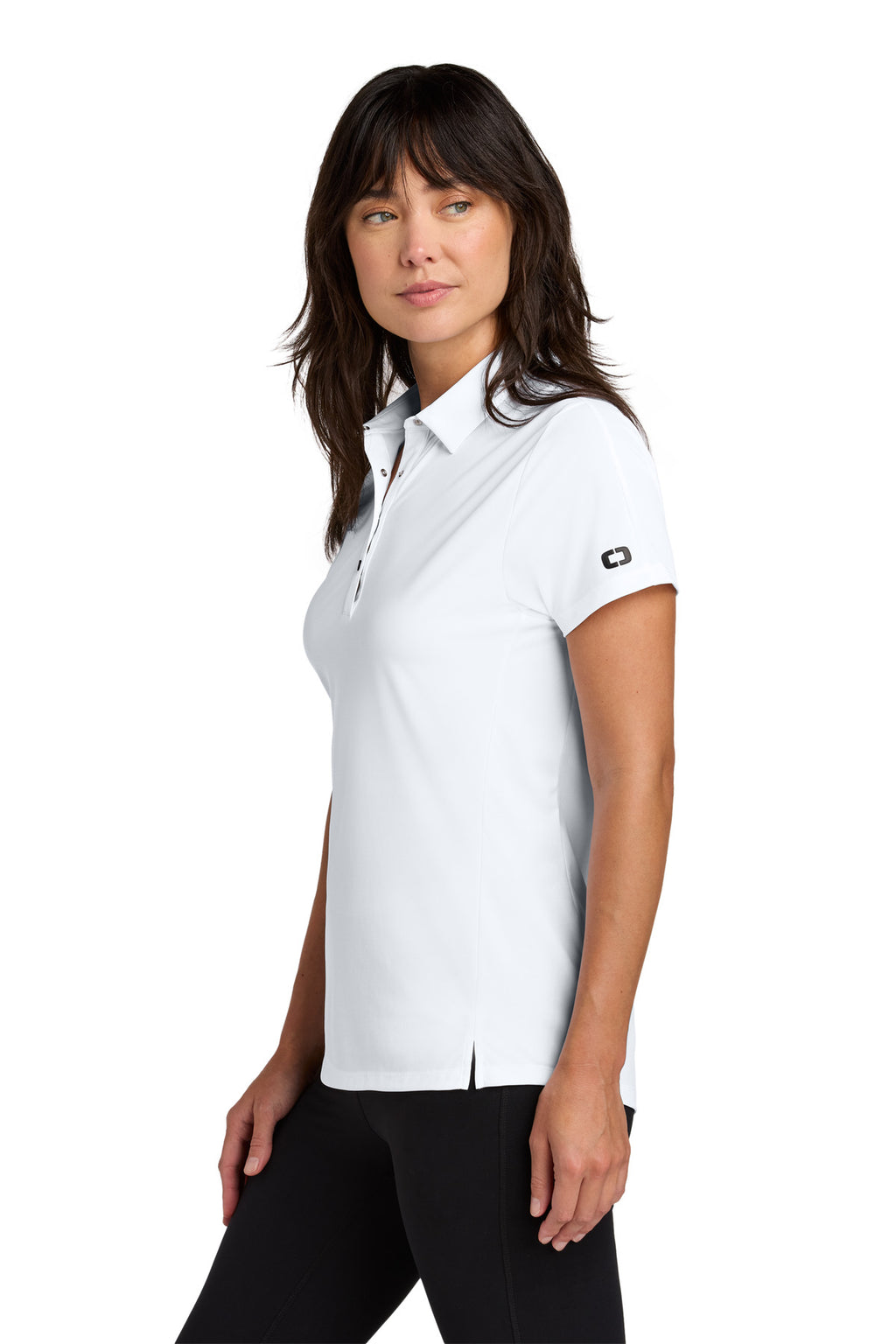 OGIO Women's Envision Polo LOG154 - White - side
