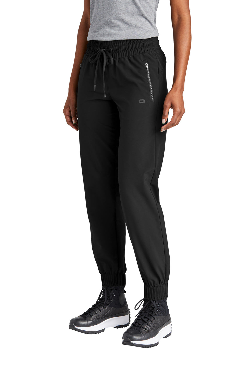 OGIO Women's Connection Jogger LOG707 - Blacktop - three_q