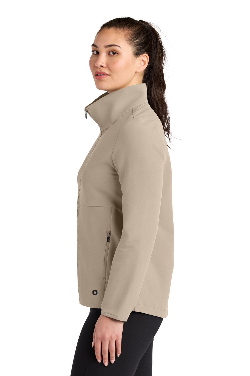 OGIO Women's Kinetic Soft Shell LOG740 - Sahara - side