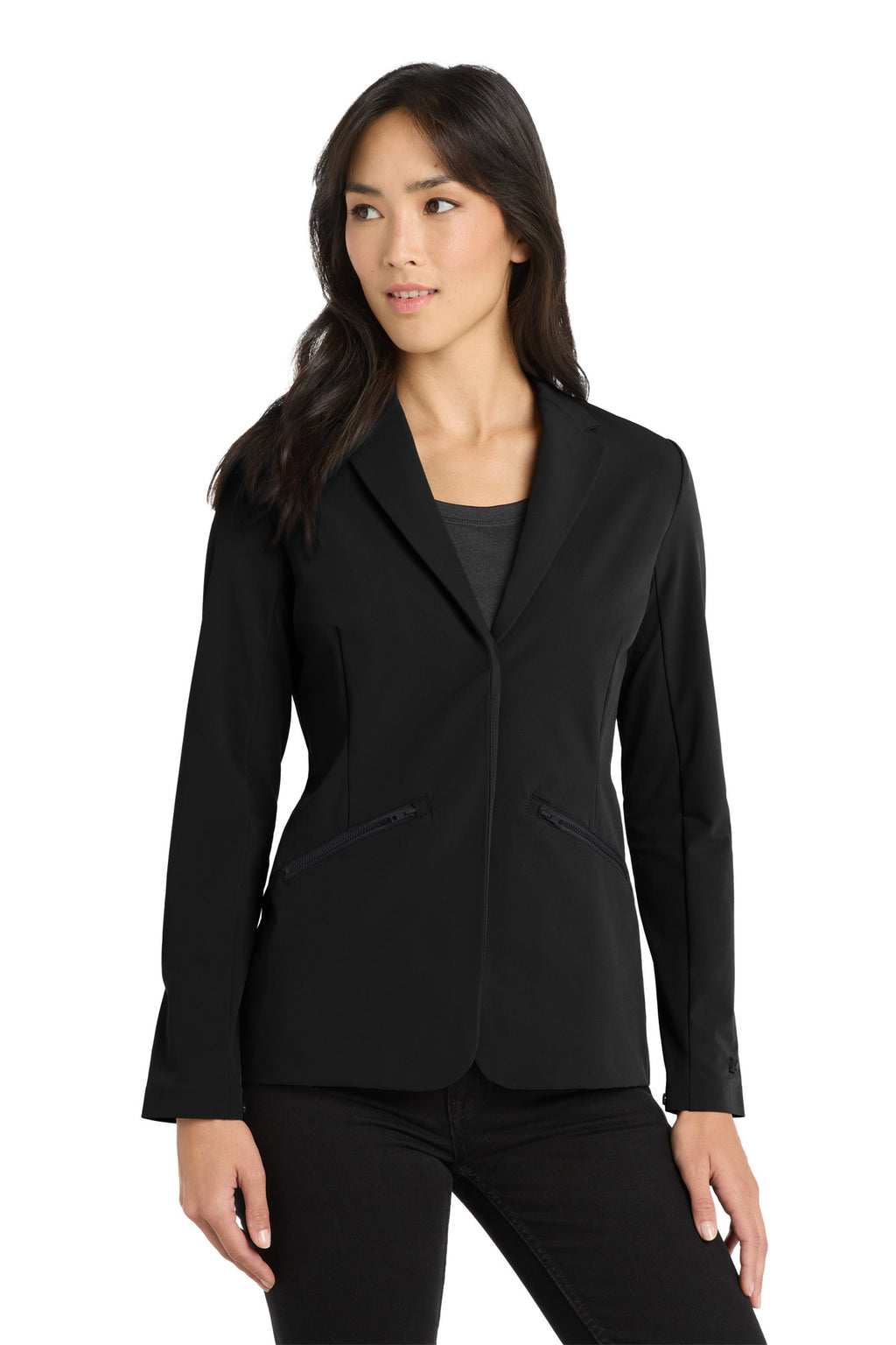 OGIO Women's Fusion Blazer LOG824 - Blacktop - front