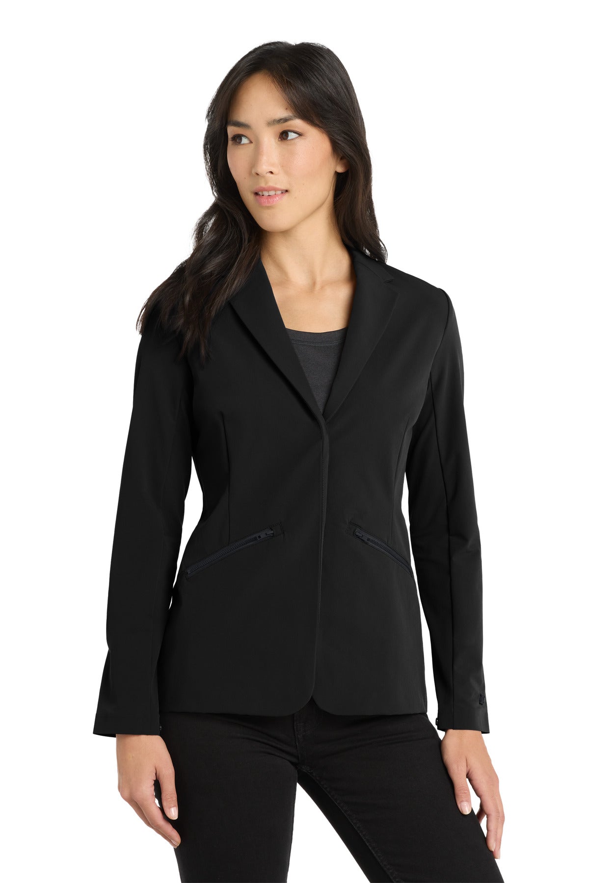 OGIO Women's Fusion Blazer LOG824 - Blacktop - front