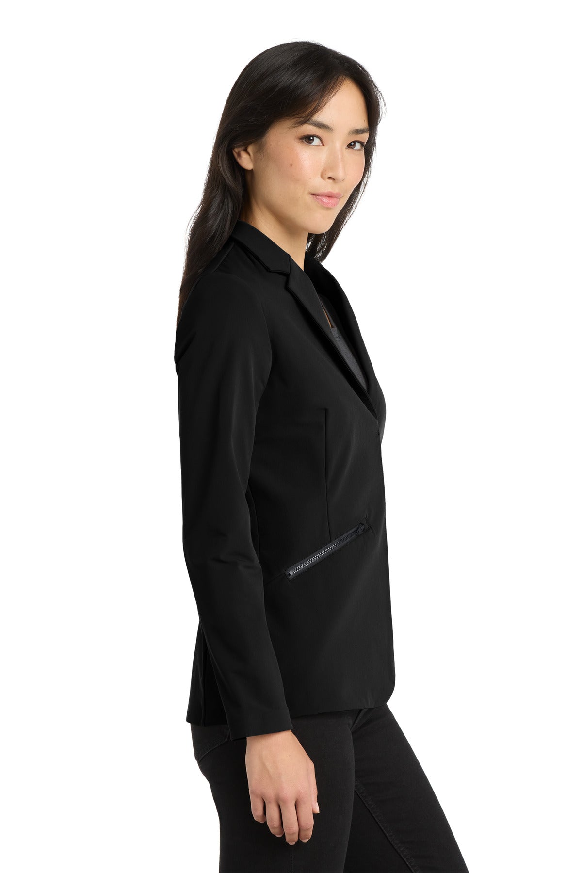 OGIO Women's Fusion Blazer LOG824 - Blacktop - side