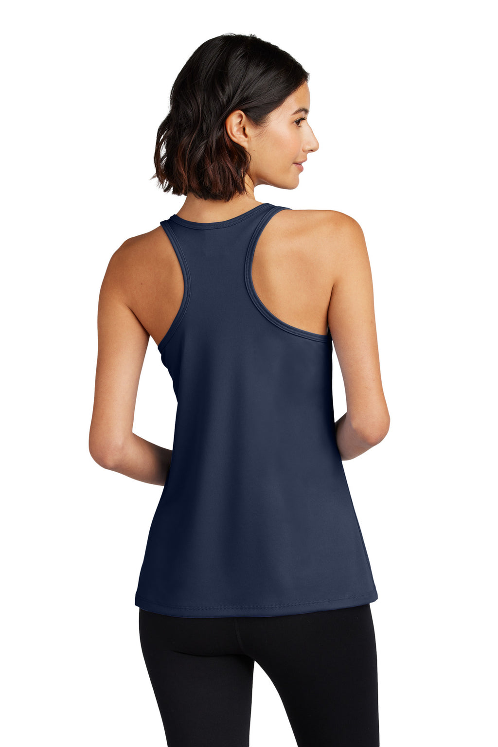Port & Co Women's Performance Tank LPC380TT - True Navy - back