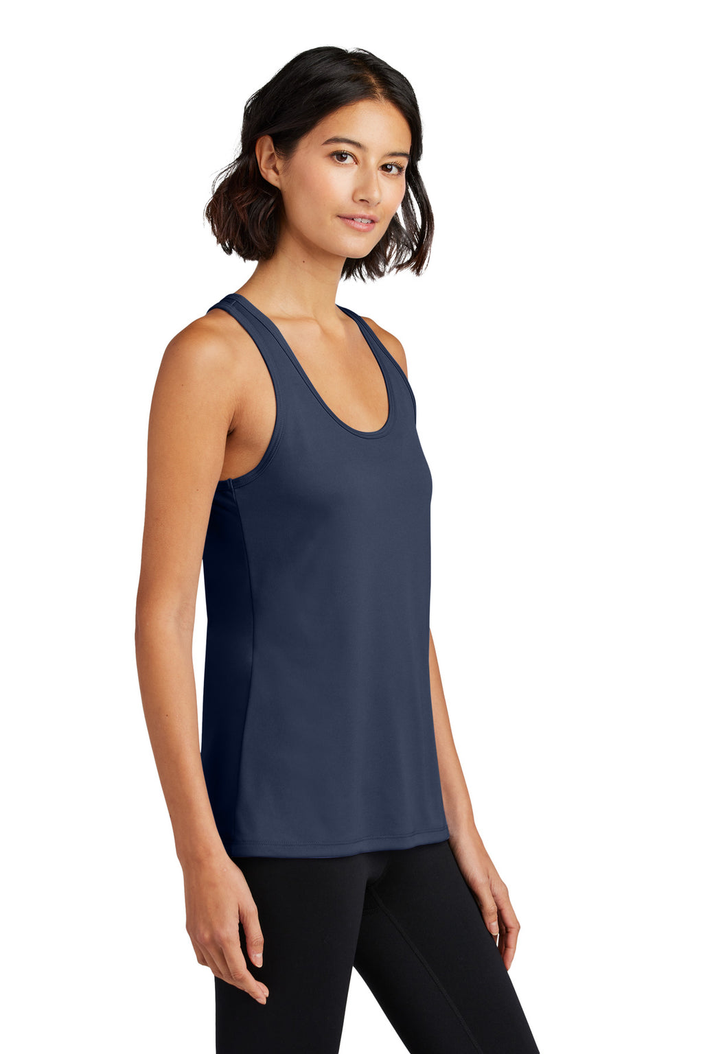 Port & Co Women's Performance Tank LPC380TT - True Navy - side