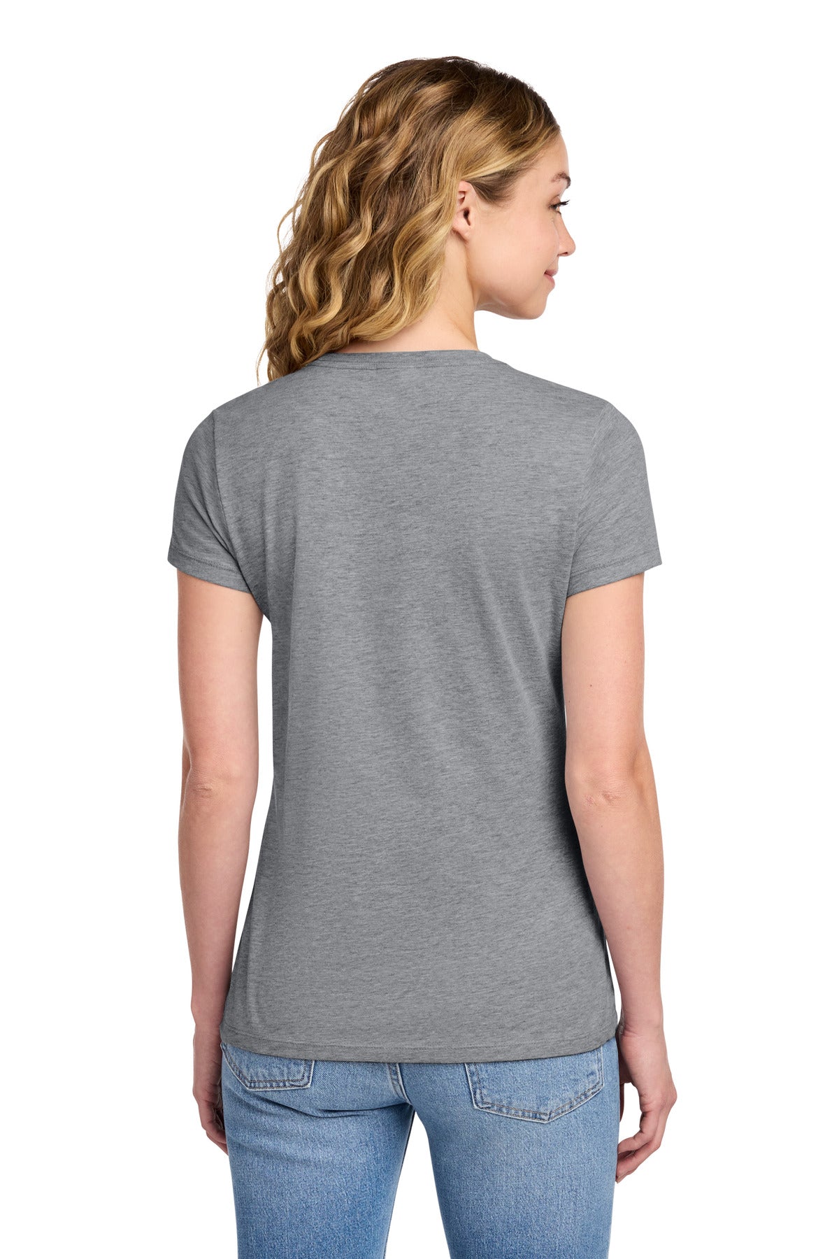 Port & Co Women's Fan Favorite Tee. LPC450 - Athletic Heather - back