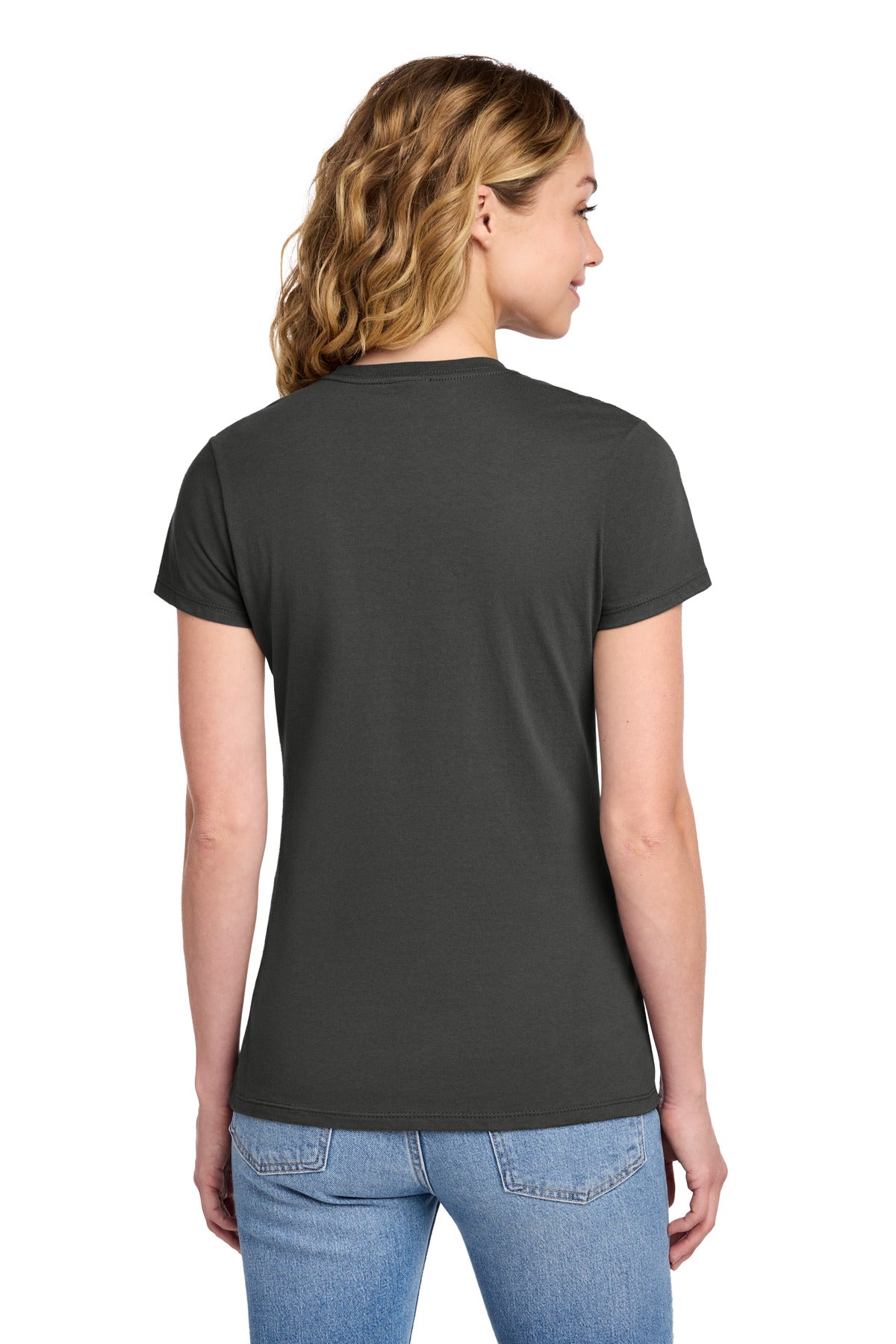 Port & Co Women's Fan Favorite Tee. LPC450 - Charcoal - back