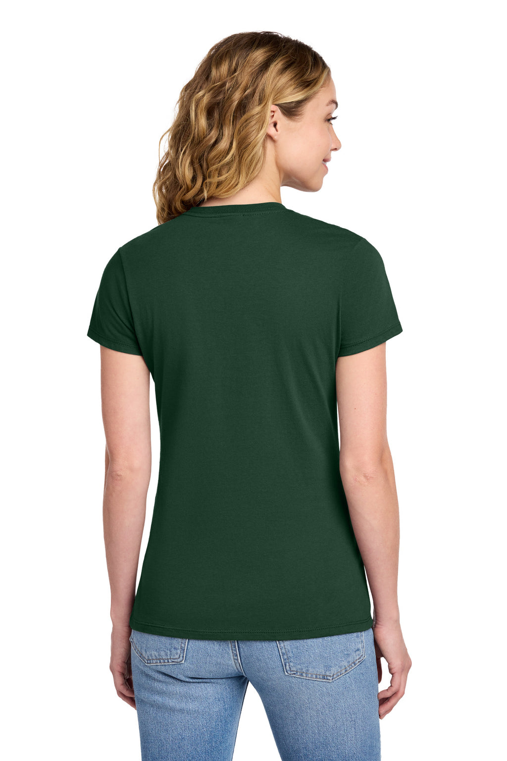 Port & Co Women's Fan Favorite Tee. LPC450 - Forest Green - back