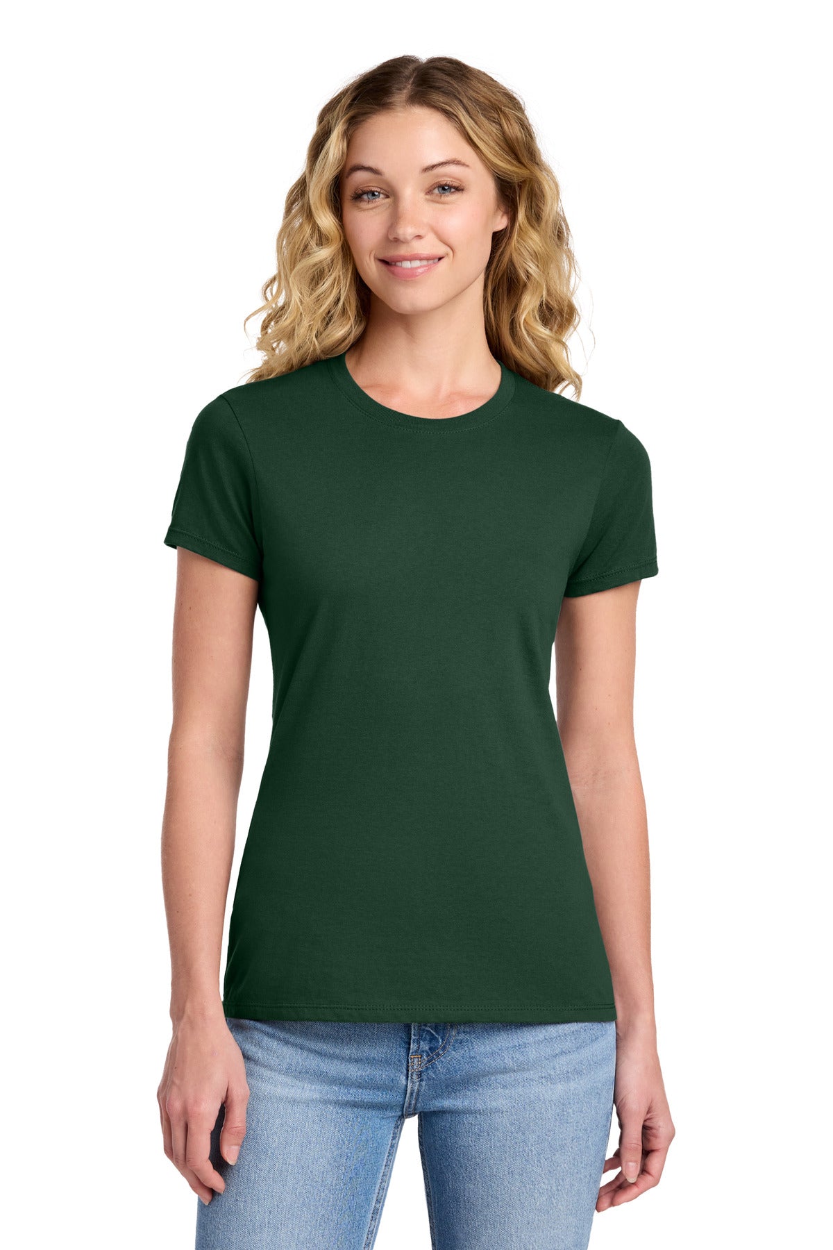 Port & Co Women's Fan Favorite Tee. LPC450 - Forest Green - front