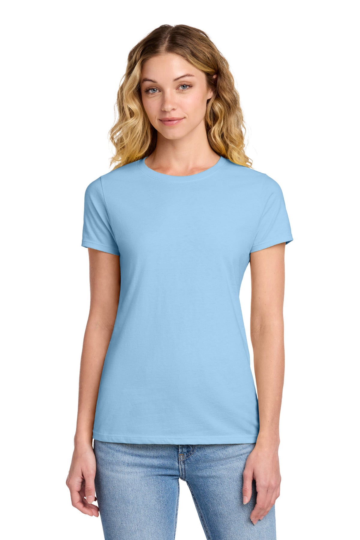 Port & Co Women's Fan Favorite Tee. LPC450 - Light Blue - front