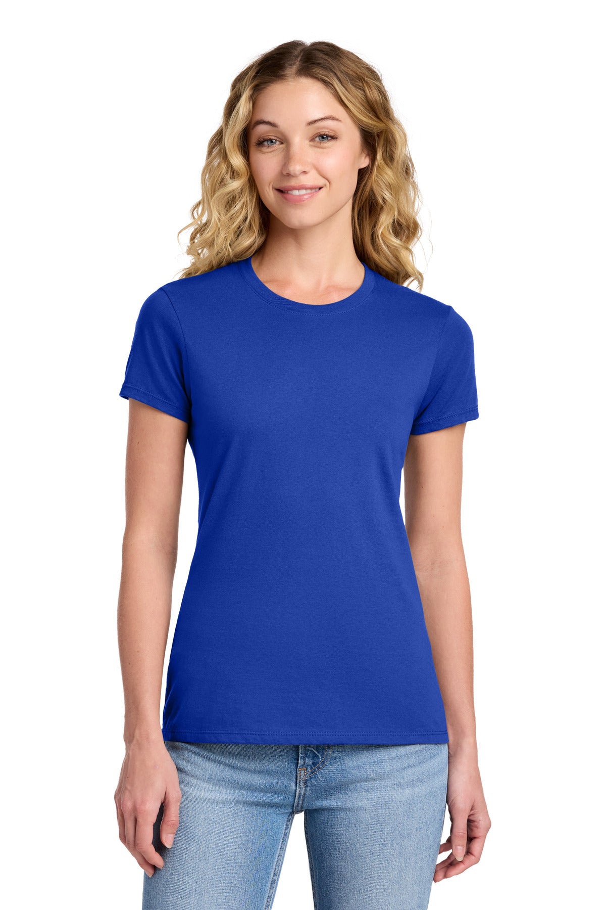 Port & Co Women's Fan Favorite Tee. LPC450 - True Royal - front
