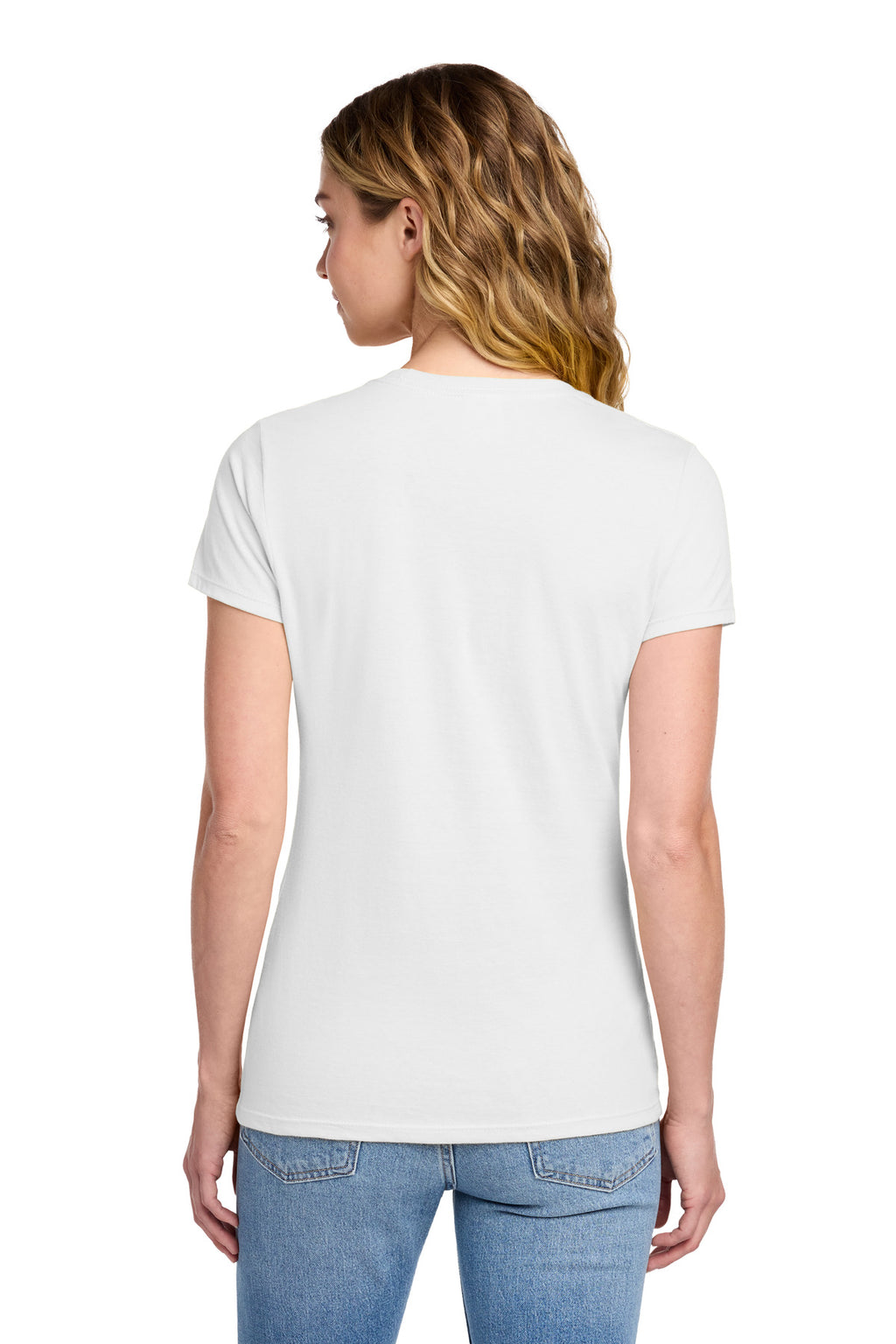 Port & Co Women's Fan Favorite Tee. LPC450 - White - back