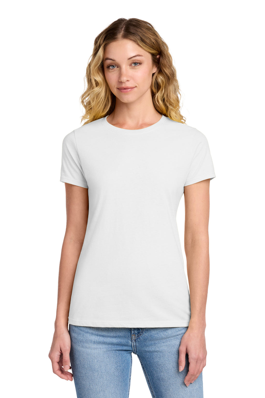 Port & Co Women's Fan Favorite Tee. LPC450 - White - front