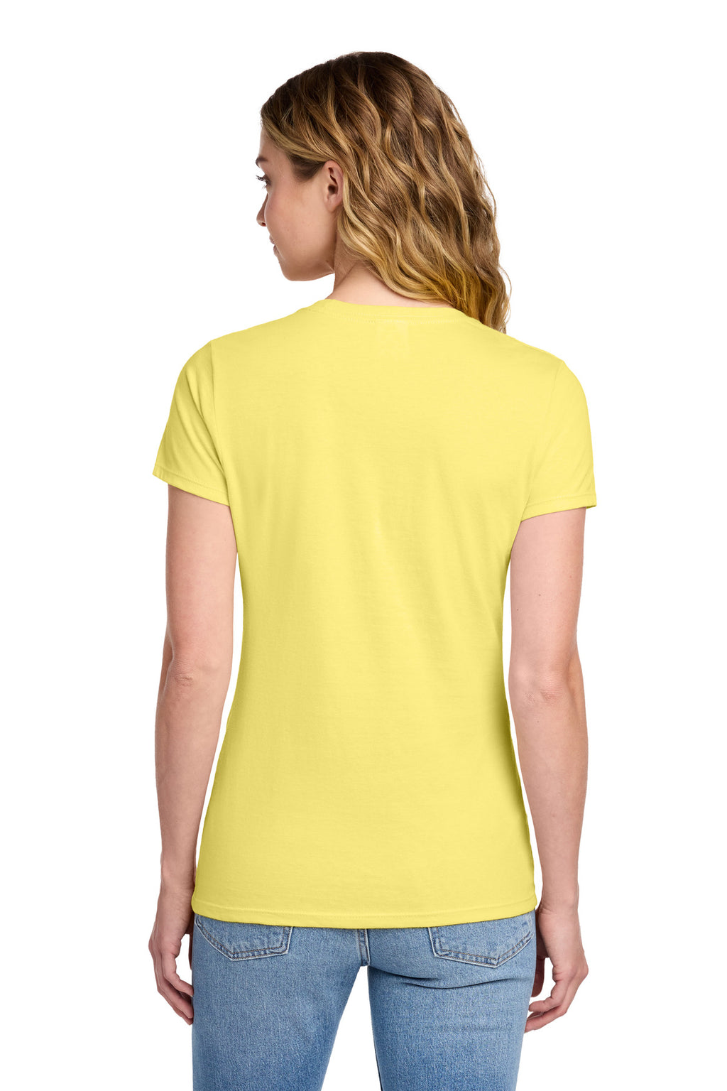Port & Co Women's Fan Favorite Tee. LPC450 - Yellow - back